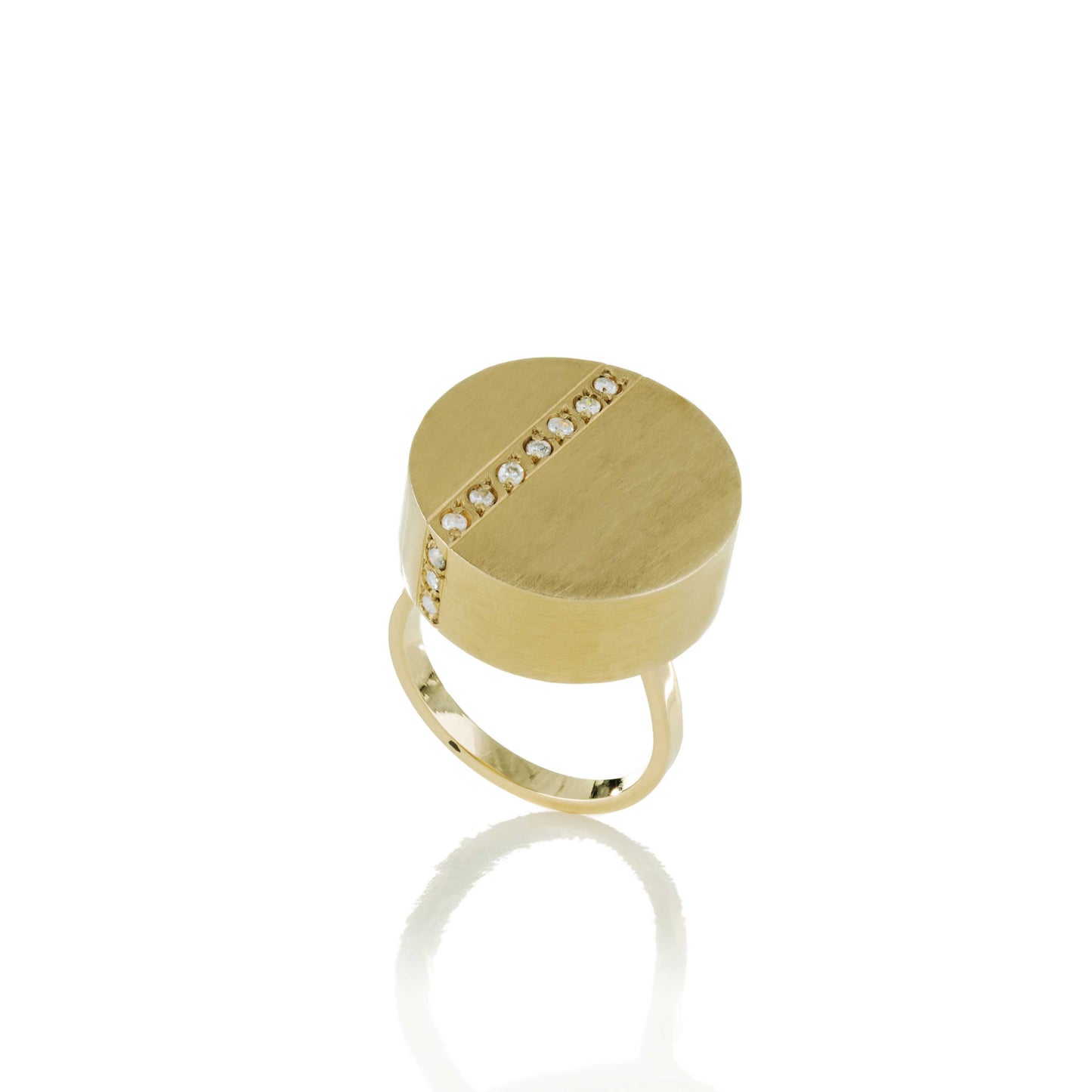 SET of Round Earrings and Ring
