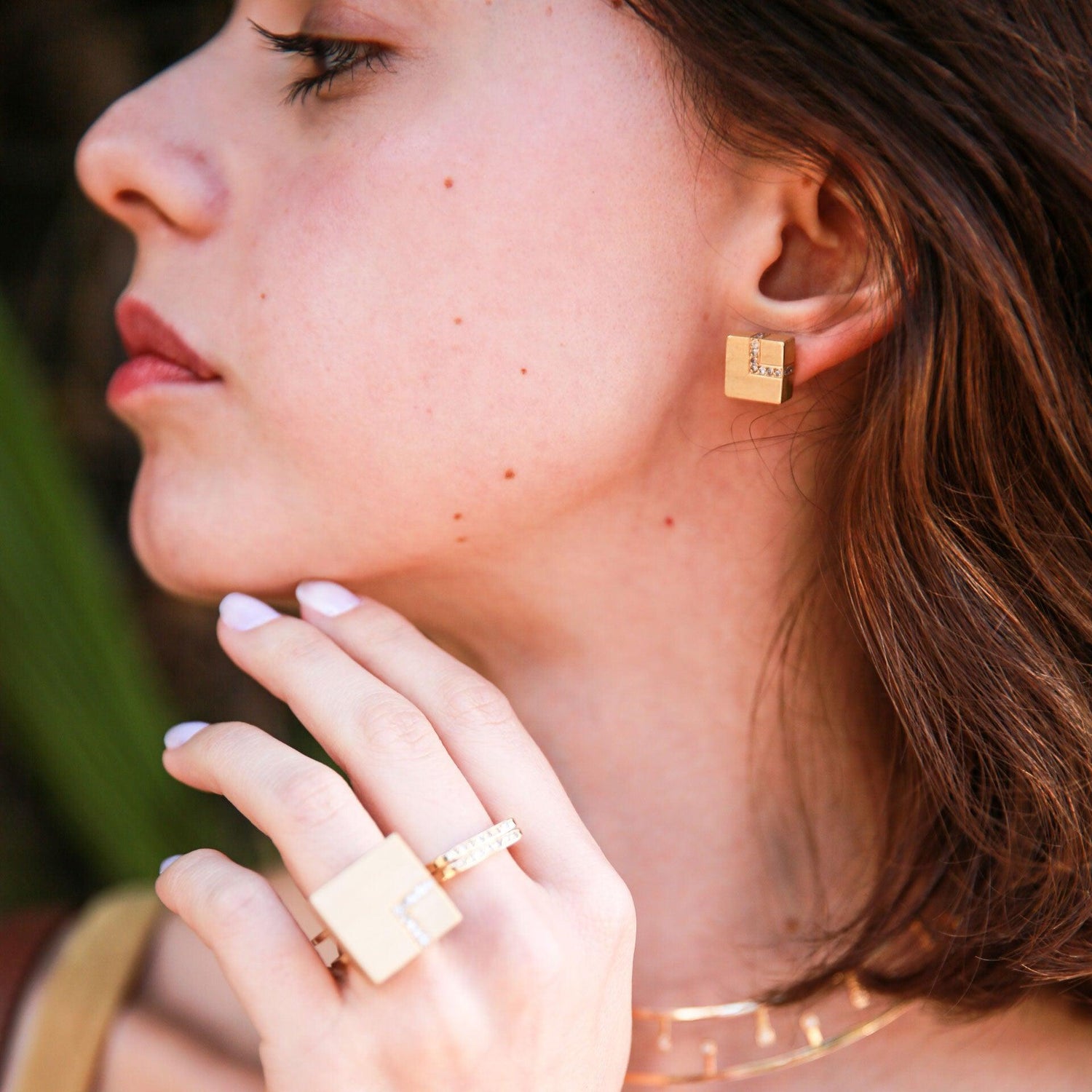 Cuadrato Earrings - CYNTIA TOMI