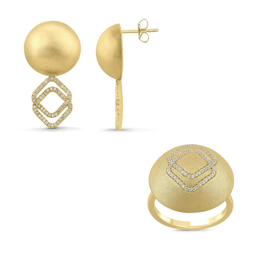 SET of Ritz Earrings and Ring