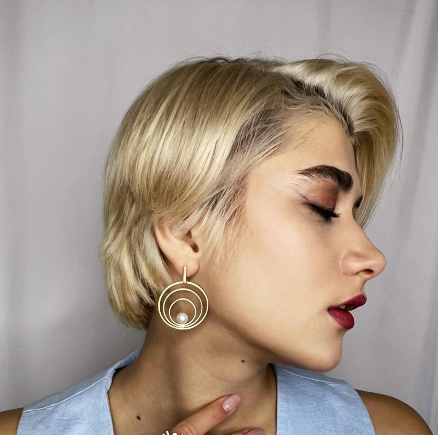 Circles Dangle Earrings